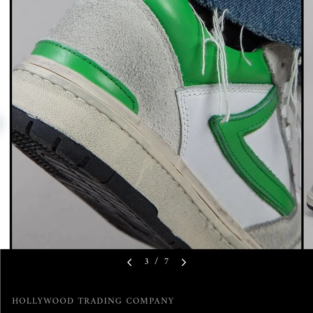 HTC Green and White Women's Sneakers